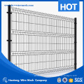 PVC Coated Welded Wire Mesh Fence / 3 bends wire mesh fence with post